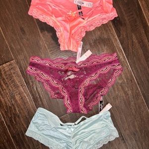 3 NWT Victoria’s Secret underwear